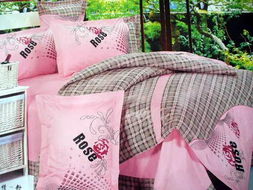 四件套浪漫之情 通州瑞麟家纺的粉色纺织品遮篷